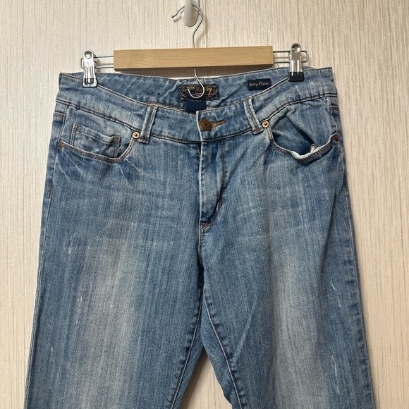 Seven 7Jeans Sexy Flare size 31 Women's Blue Jeans - Picture 4 of 6